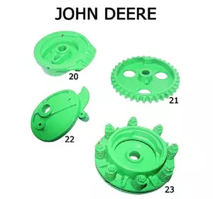 Запчастини прес-підбірник John Deere Джон Дір 349